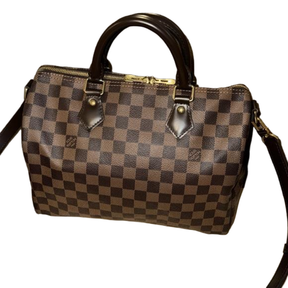 LOUIS VUITTON SPEEDY 30 Damier Ebene Bandouliere - Excellent Condition - Picture 2 of 12